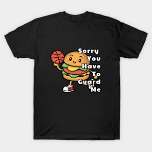 Basketball Burger Funny T-Shirt